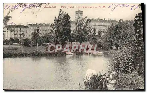 Cartes postales valence parce jouvel la piece deau e.r.