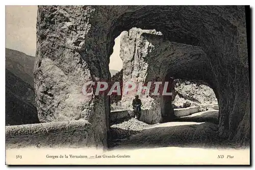 Ansichtskarte AK gorges de la vernaison les grands goulets