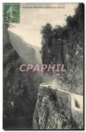 Cartes postales route des grands goulets drome