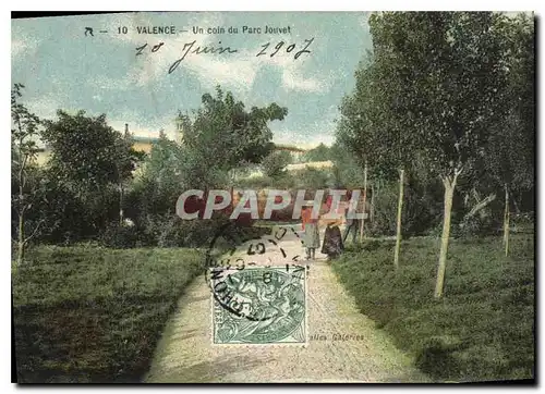 Cartes postales Valence un coin du parc jouvet