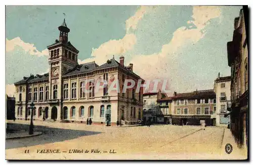 Cartes postales Valence l'hotel de ville ll