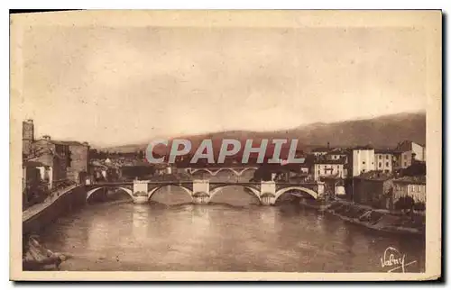 Cartes postales Romans sur Isere Les ponts sur l'Isere