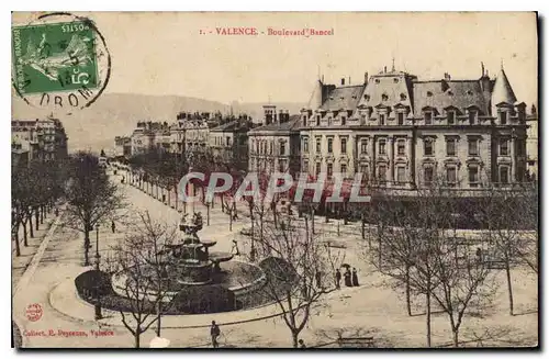 Cartes postales Valence boulevard bancel