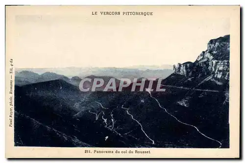 Ansichtskarte AK Le vercors pittoresque panorama du col du rousset