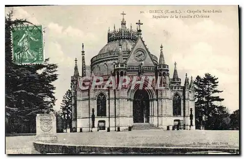 Cartes postales Dreux chapelle saint louis sepulture de la famille d'orleans