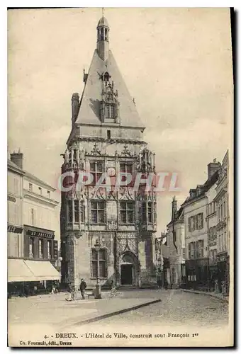 Cartes postales Deux l'hotel de ville contruit sour francois 1er