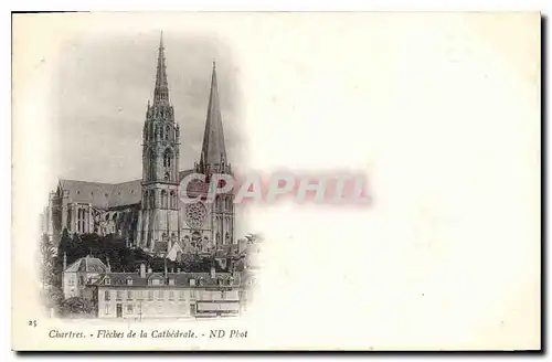 Cartes postales Chartres Flecbes de la Cathedrale