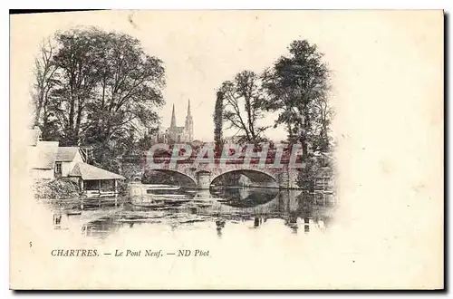 Cartes postales Chartres Le Pont Neuf