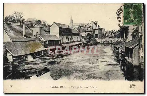 Cartes postales Chartres Vue prise sur l'Eure