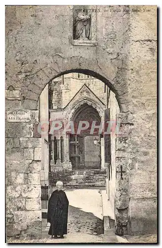 Cartes postales Chartres Vieille Rue Saint Yves Femme Folklore