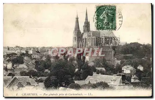 Ansichtskarte AK Chartres Vue generale prise de Cachemback