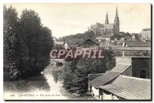 Cartes postales Chartres Vue du Pont Neuf