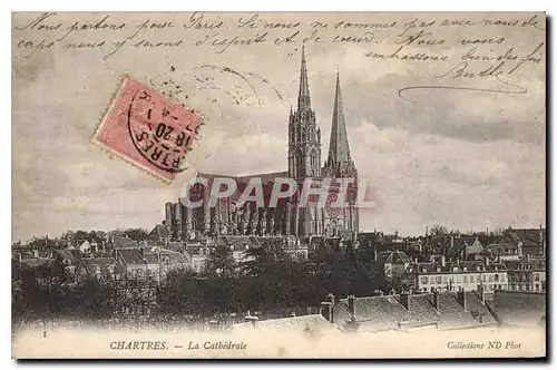 Cartes postales Chartres La Cathedrale