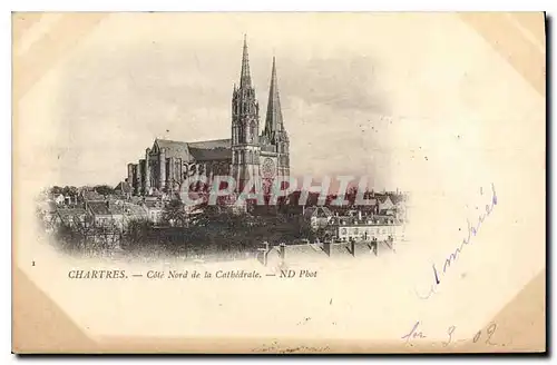 Cartes postales Chartres Cote de la Cathedrale