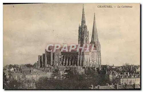 Cartes postales Chartres La Cathedrale