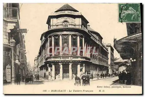 Cartes postales Bordeaux Le Theatre Francais