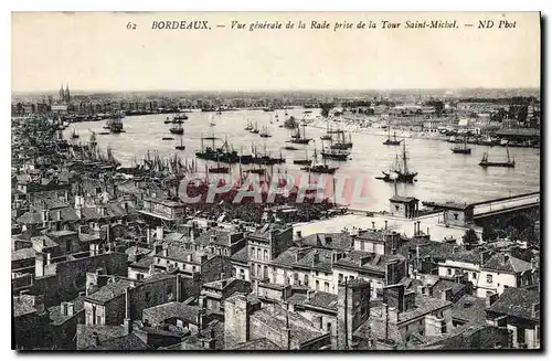 Cartes postales Bordeaux Vue Generale de la Rade prise de la Tour Saint Michel