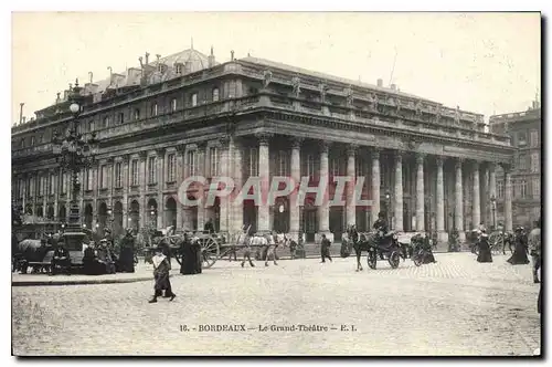 Cartes postales Bordeaux Le Grand Theatre