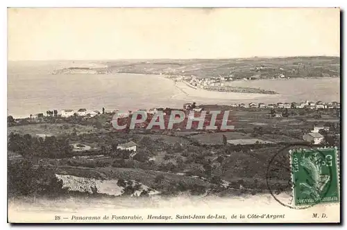 Ansichtskarte AK Hendaye Panorama de Fontrabie Saint Jean de Luz de la Cote d'Argent