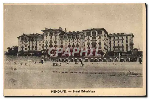 Cartes postales Hendaye Hotel Eskualduna