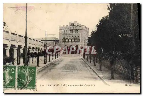 Cartes postales Hendaye Avenue des Palmiers