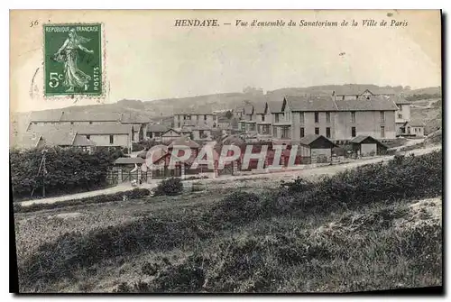 Cartes postales Hendaye Vue d'ensemble du Sanatorium de la Ville de Paris