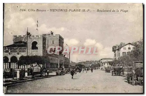 Ansichtskarte AK Hendaye Plage Cote Basque Boulevard de la Plage