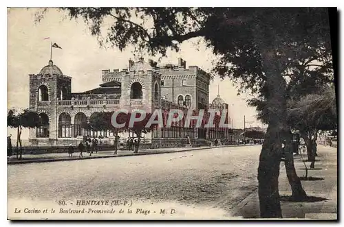 Ansichtskarte AK Hendaye Le Casino et le Boulevard Promenade de la Plage