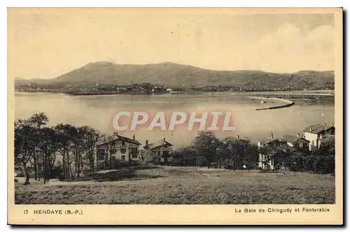 Ansichtskarte AK Hendaye La Baie de Chingudy et Fontarabie