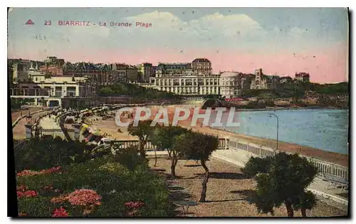 Cartes postales Biarritz La Grande Plage