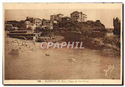 Cartes postales Biarritz Plage du Port Vieux