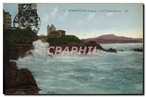 Ansichtskarte AK Biarritz (Cote basque) Le Chateau Basque