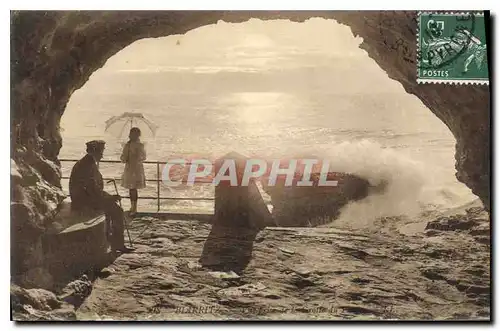 Ansichtskarte AK Biarritz Vue prise de la Grotte