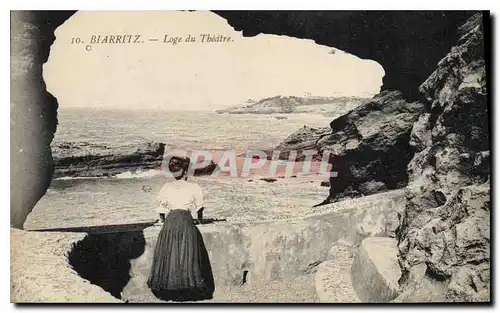 Ansichtskarte AK Biarritz Loge du Theatre