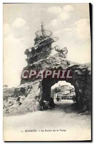 Cartes postales Biarritz Le Rocher de la Vierge