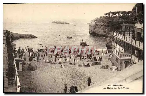 Cartes postales Biarritz Les Bains du Port Vieux