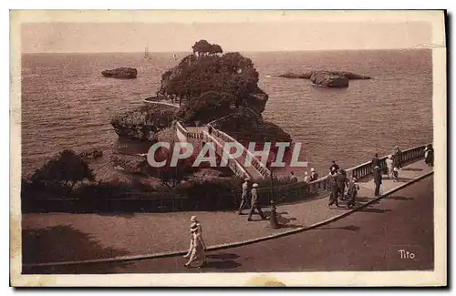 Cartes postales Biarritz (Cote Basque) Le Rocher du Basta