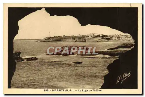 Cartes postales Biarritz La Loge de Theatre