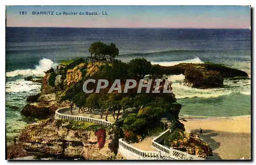 Cartes postales Biarritz Le Rocher du Basta