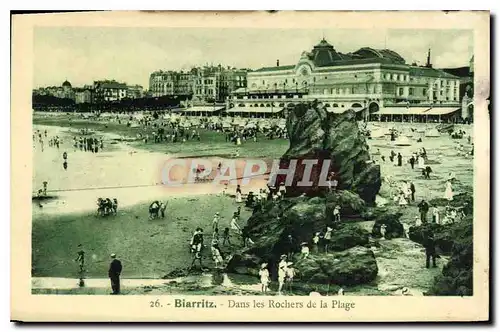 Cartes postales Biarritz Sans les Rocher de la Plage