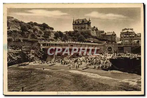 Cartes postales Biarritz Plage du Port Vieux