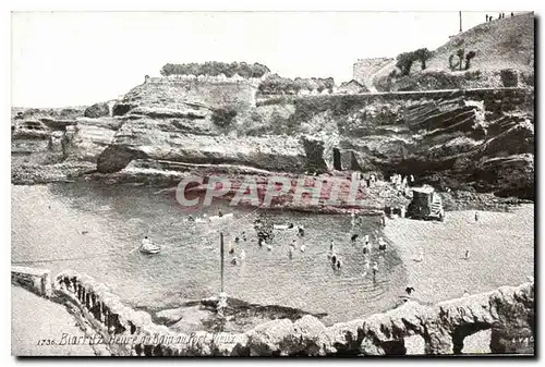 Ansichtskarte AK Biarritz Heure de Bain du Port Vieux