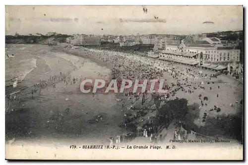 Cartes postales Biarritz La Grande Plage