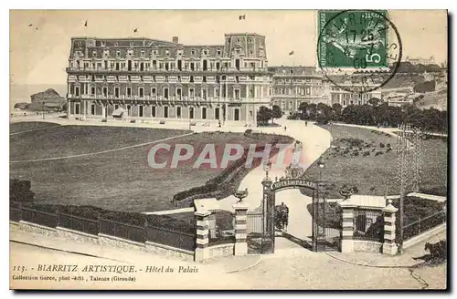 Cartes postales Biarritz Artistique Hotel du Palais