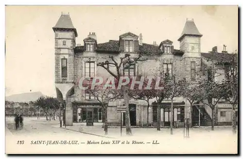 Cartes postales Saint Jean de Luz Maison Louis XIV et la Rhune