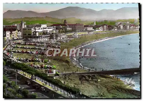 Moderne Karte Saint Jean de Luz Basses Pyr Vue Generale de la Plage