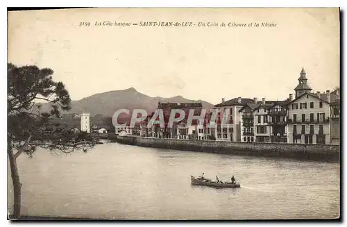 Cartes postales Saint Jean de Luz La Cote Basque Un Coin de Ciboure et la Rhune