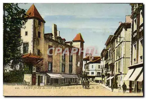 Cartes postales Saint Jean de Luz Entree de la Palais