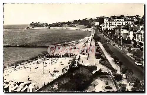 Cartes postales moderne Saint Jean de Luz La Plage et la Pointe Ste Barbe