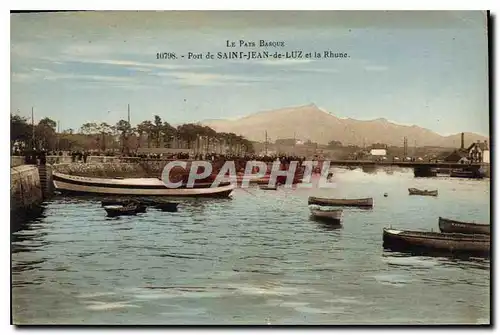 Cartes postales Saint Jean de Luz Le Pays Basque le Port et la Rhune